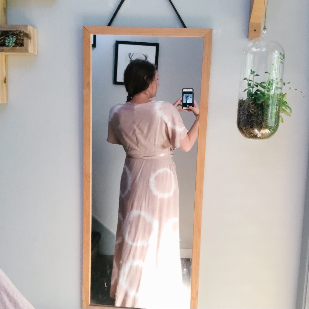 SOLD Boho tie dye kimono dress - Picture 3 of 6